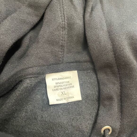 Soulquarius Men’s Full Zip Tour Hoodie Long Sleeve Pockets Black/Multi Size XL - Picture 7 of 10